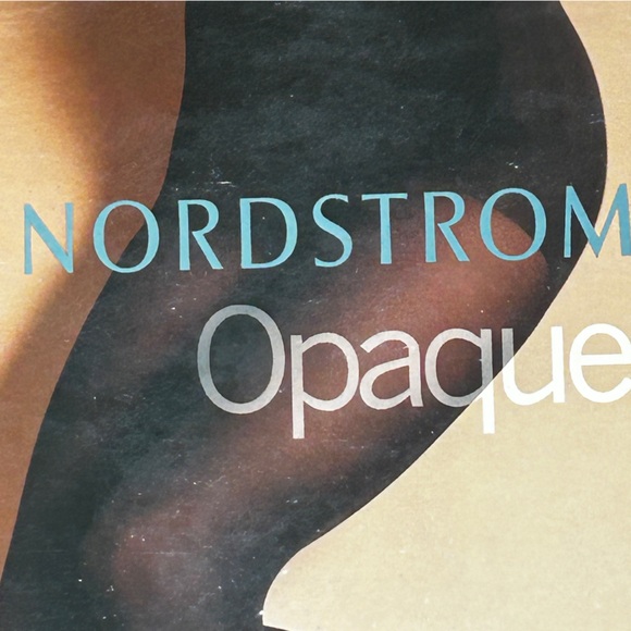 Three pairs Nordstrom Opaque Pantyhose Colour Cayenne Size E - Picture 4 of 6